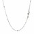 Diamond-Cut Alternating Bead Chain in 14k White Gold (1.10 mm)