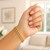 Double Link Solid Charm Bracelet in 14k Yellow Gold (5.00 mm)