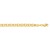 Double Link Solid Charm Bracelet in 14k Yellow Gold (5.00 mm)