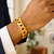 Solid Curb Bracelet in 14k Yellow Gold (11.23 mm)