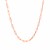 14K Rose Gold Delicate Paperclip Chain (2.10 mm)