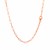 14K Rose Gold Delicate Paperclip Chain (2.10 mm)