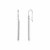 Sterling Silver Polished Bar Earrings