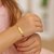 14k Yellow Gold 5 1/2 inch Childrens ID Bracelet with Enameled Heart (1.00 mm)