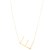 14K Yellow Gold Yours Truly Large Initial E Necklace