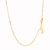 Adjustable Box Chain in 14k Yellow Gold (0.70 mm)