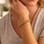 Textured Oval Link Bracelet in 14k Yellow Gold  (8.70 mm)