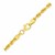 Solid Diamond Cut Rope Bracelet in 10k Yellow Gold (4.0mm)