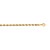 Solid Diamond Cut Rope Bracelet in 10k Yellow Gold (4.00 mm)