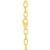 Polished Cable Chain Design Necklace in 14k Yellow Gold