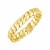 14k Yellow Gold High Polish LA Cubana Link Bracelet (14.00 mm)