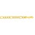 Solid Figaro Bracelet in 14k Yellow Gold (4.50 mm)