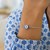 Sterling Silver Adjustable Two Toned Enameled Evil Eye Friendship Bracelet (1.00 mm)