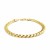 Semi Solid Miami Cuban Bracelet in 14k Yellow Gold (6.60 mm)