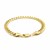 Semi Solid Miami Cuban Bracelet in 14k Yellow Gold (6.60 mm)