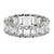 Emerald Cut Lab Grown Diamond Eternity Ring in 14k White Gold (8 cttw FG/VS2)