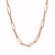14K Rose Gold Bold Paperclip Chain (4.20 mm)