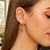 Classic Hoop Earrings in 14k Rose Gold (3x25mm)