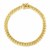 Semi Solid Miami Cuban Bracelet in 14k Yellow Gold  (10.70 mm)