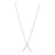 14k White Gold Adjustable Friendship Bracelet Chain with Disc Slide