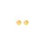 Classic Round Stud Earrings in 14k Yellow Gold (6.0 mm)