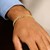 Semi Solid Miami Cuban Bracelet in 10k Yellow Gold  (5.00 mm)