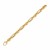 14k Yellow Gold Italian Alternating Paperclip Oval Links Bracelet (9.30 mm)