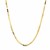 Semi Solid Box Chain in 14k Yellow Gold (1.80 mm)