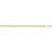 Solid Diamond Cut Round Franco Chain in 14k Yellow Gold (5.00 mm)