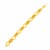 Textured Knot Style Link Bracelet in 14k Yellow Gold