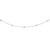 14K White Gold Diamonds by the Yard Necklace
