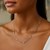 14K White Gold Diamonds by the Yard Necklace