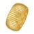 14K Yellow Gold Thick Tubogas Ring (9.90 mm)