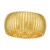 14K Yellow Gold Thick Tubogas Ring (9.90 mm)