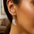 Sterling Silver Textured Angel Wing Earrings