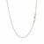 Sterling Silver Rhodium Plated Bead Chain (1.20 mm)