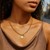 Heart Accent Toggle Necklaces in 14k Yellow Gold