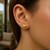 Polished Puffed Heart Earrings in 14k Yellow Gold