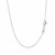 Sterling Silver 18 inch Necklace with XO Pendant with Diamond