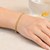 Solid Diamond Cut Rope Bracelet in 10k Yellow Gold  (2.75 mm)