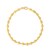 14K Yellow Gold Pebble Bead Chain Bracelet (4.00 mm)