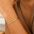 14K Yellow Gold Pebble Bead Chain Bracelet (4.00 mm)