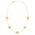 14K Yellow Gold Clover Necklace