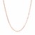 Adjustable Paperclip Chain in 14k Rose Gold (1.50 mm)