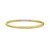 Sterling Silver Gold Plated Basketweave Stretch Bangle