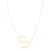 14K Yellow Gold Yours Truly Large Initial S Necklace