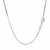 Classic Rhodium Plated Snake Chain in 925 Sterling Silver (1.20 mm)