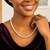 White Freshwater Cultured Pearl Necklace in 14k Yellow Gold (6.0mm to 6.5mm)
