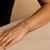 Solid Figaro Bracelet in 14k White Gold  (2.60 mm)
