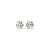 1 1/2 cttw Certified IGI Lab Grown Round Diamond Stud Earrings 14k Yellow Gold (G/VS2)